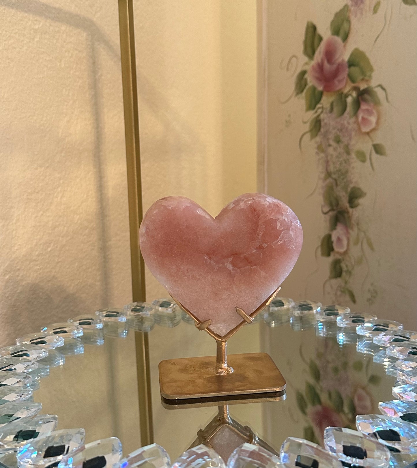 Pink Amethyst Heart