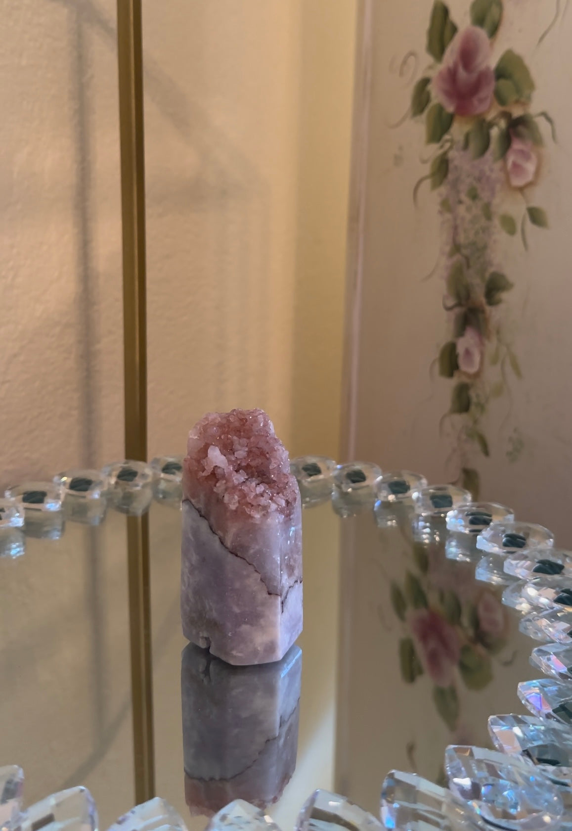 Rare Pink Amethyst Topless Tower / Freeform